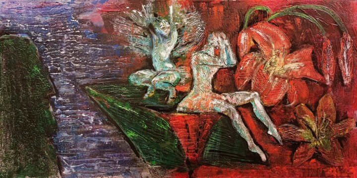 绘画,  19.7x39.4 in 