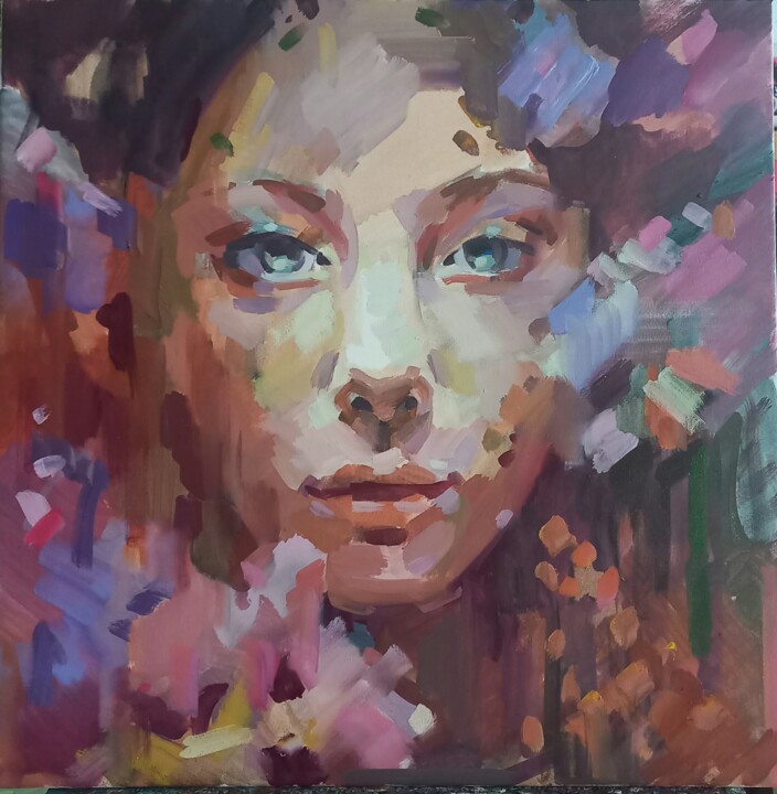 绘画,  23.6x23.6 in 