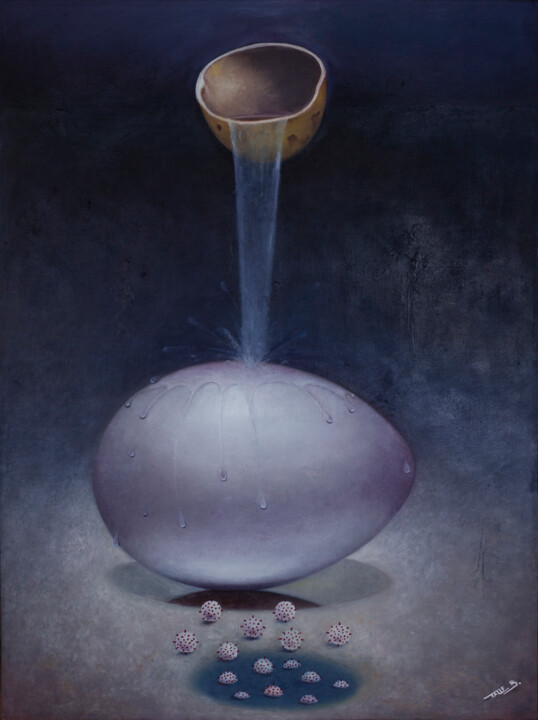 Peinture intitulée "BAMAZI TALLE CLEANS…" par Bamazi Talle, Œuvre d'art originale, Huile Monté sur Châssis en bois