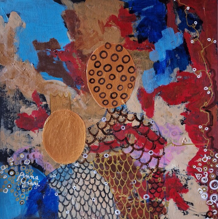 绘画,  7.9x7.9 in 