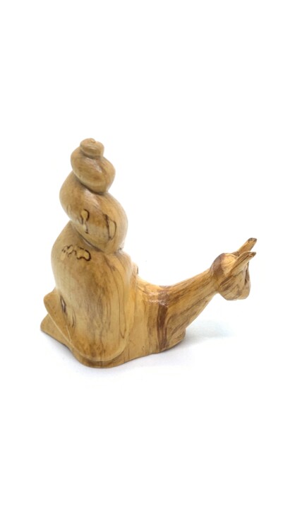 제목이 "Hornbeam Snail"인 조형물 Андрей Латышев로, 원작, 나무