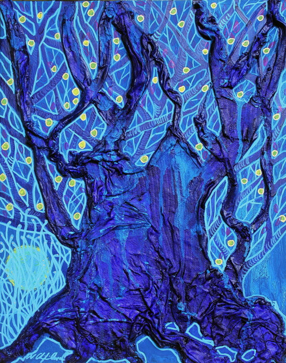 Jardin des Hespérides , Ladon 绘画, 19.7x15.8 in