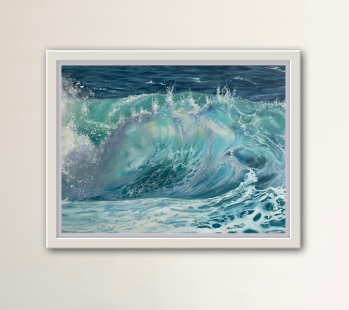 绘画 标题为“Ocean Serenade” 由Kate Samsoniuk, 原创艺术品, 油