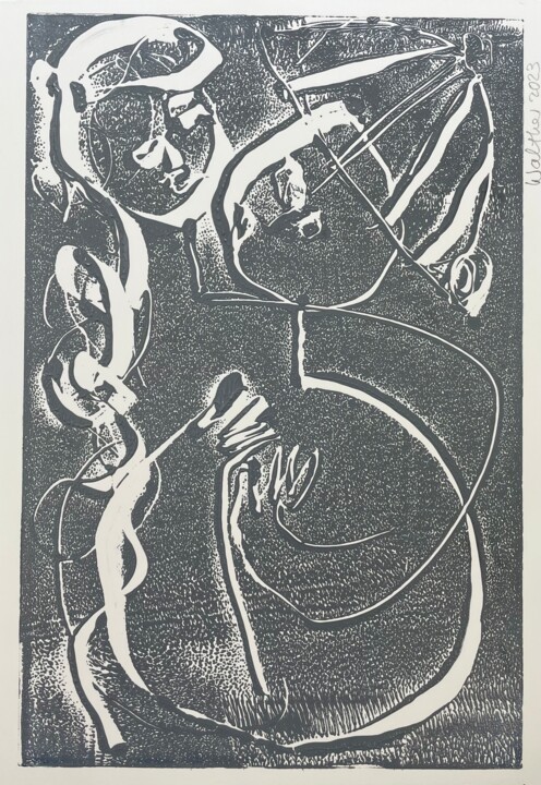 Dancing Cheek To Cheek (II) 印花与版画, 12.6x8.7 in