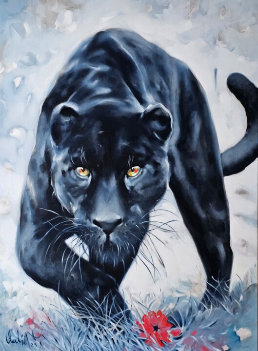 ,,Panther,, Картина, 47,2x34,3 in