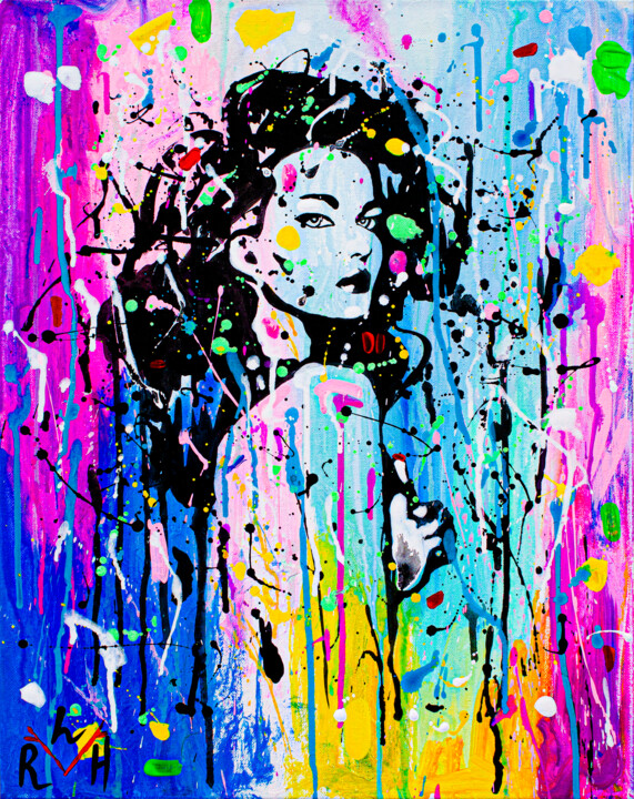 Casual Glance 绘画, 19.7x15.8 in