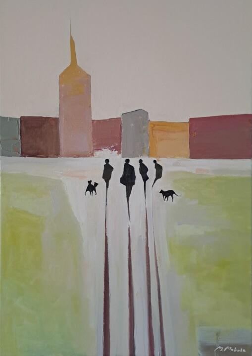 Relax your Dogs Painting, 39.4x27.6 in