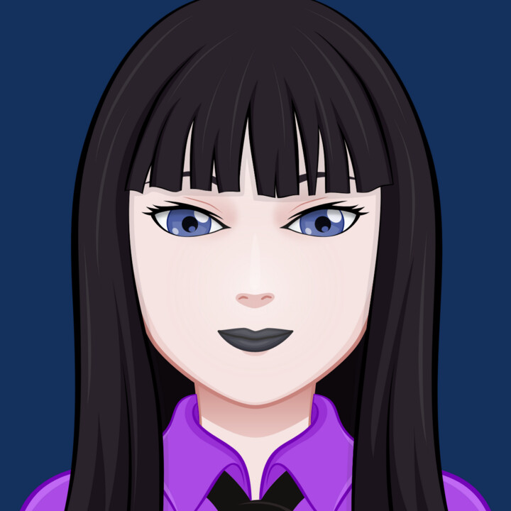 Black Hair 数字艺术