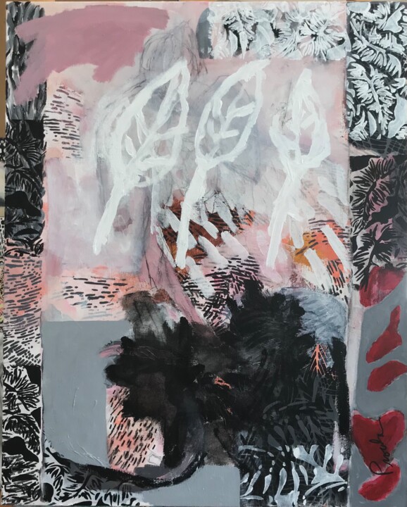 "À la fenêtre de ma chambre"! 绘画, 29.9x24 in