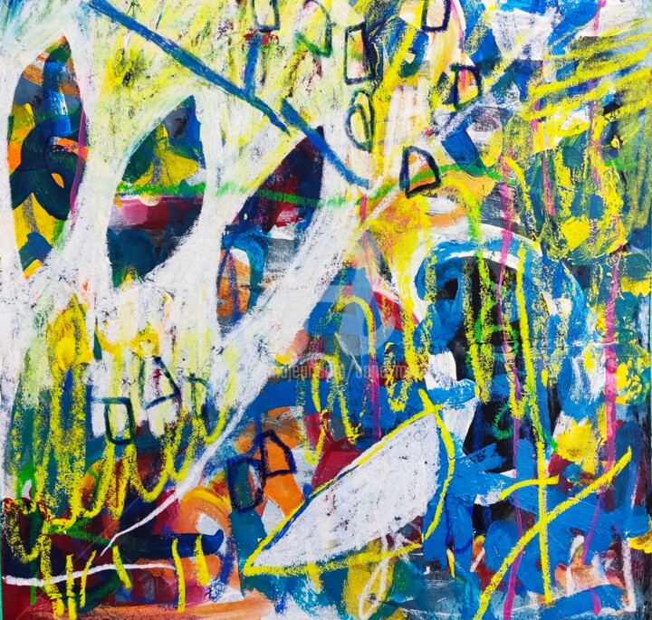 绘画,  13.6x14.2 in 