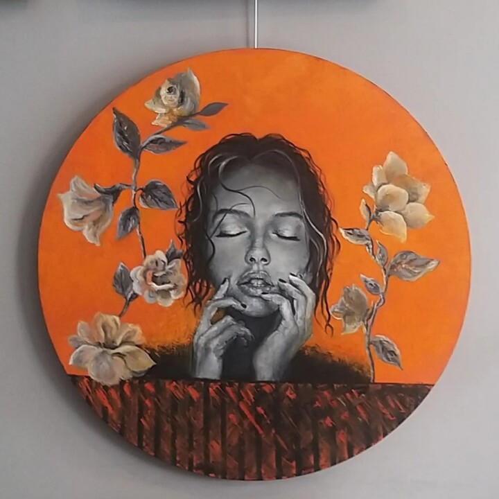 绘画,  35.4x35.4 in 