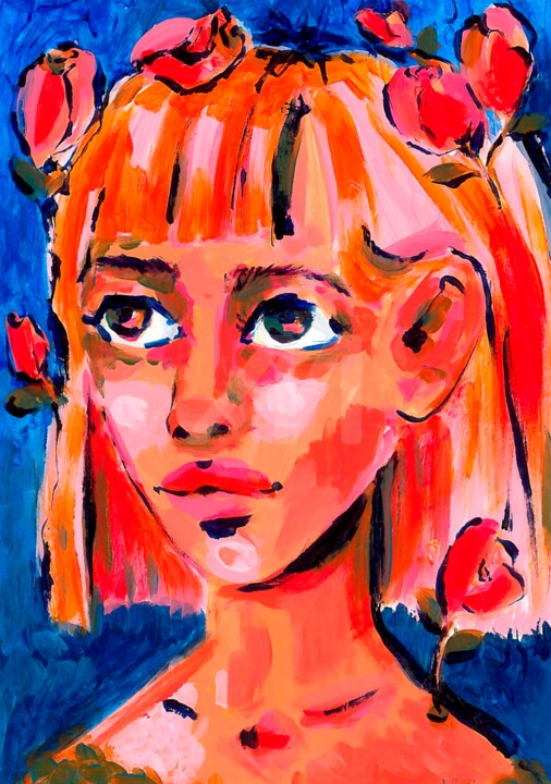 Spring. 绘画, 11.8x8.3 in