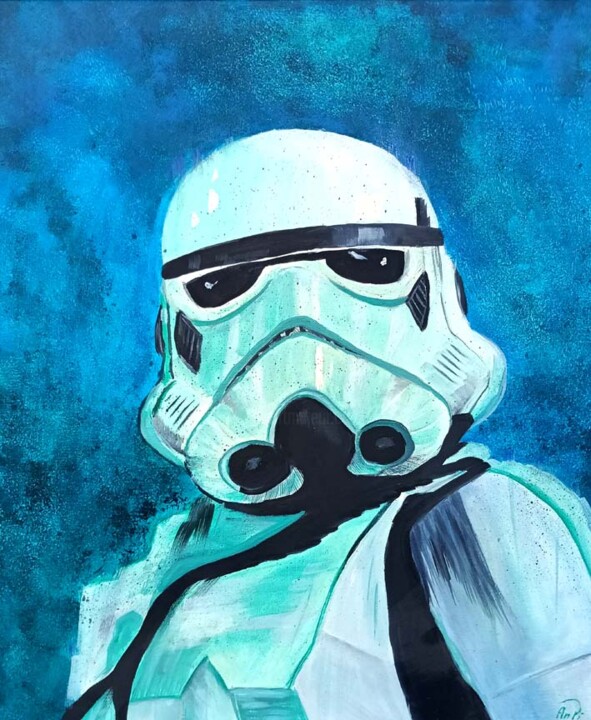 Star Wars Imperial Soldier 绘画, 19.7x15.8 in