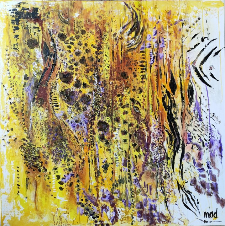 Empreintes 绘画, 39.4x39.4 in