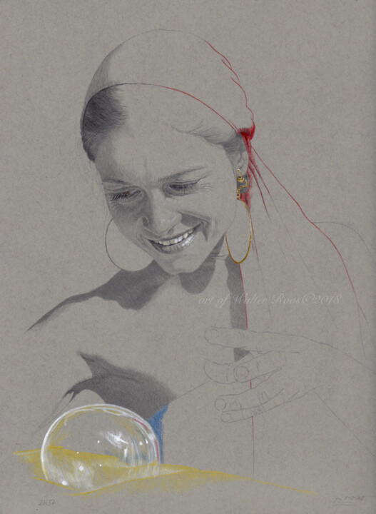 图画,  11.9x8.6 in 