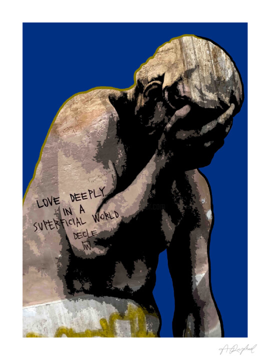 Digital Arts titled "Saphir" by Raphaël André, Original Artwork, 2D Digital Work