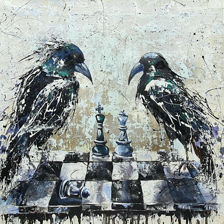 Painting,  17.7x17.7 in 