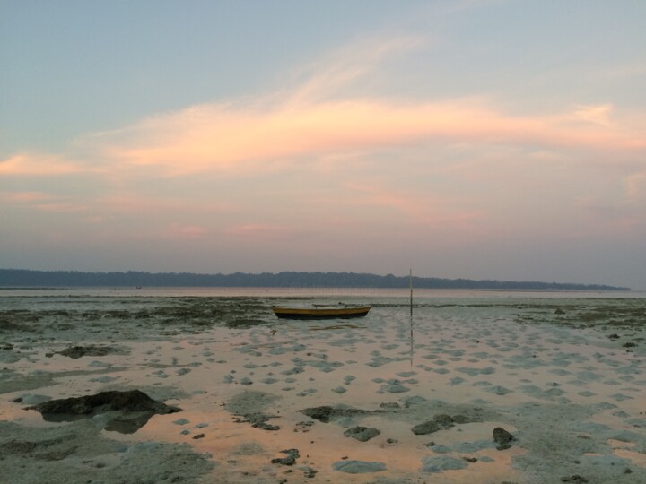 Fotografie getiteld "Лодка" door Uliana Khalanskaia, Origineel Kunstwerk, Digitale fotografie