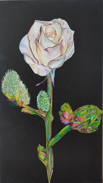 绘画,  27.6x15.8 in 