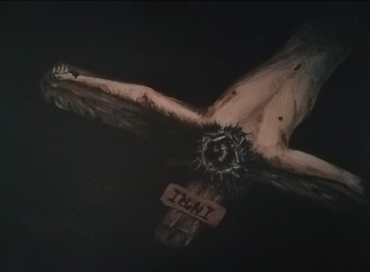 Passion du Christ 绘画, 11.8x15.8 in