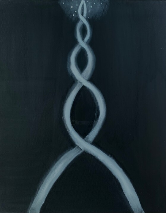 Peinture intitulée "Movement" par Vaire Valier, Œuvre d'art originale, Huile Monté sur Châssis en bois