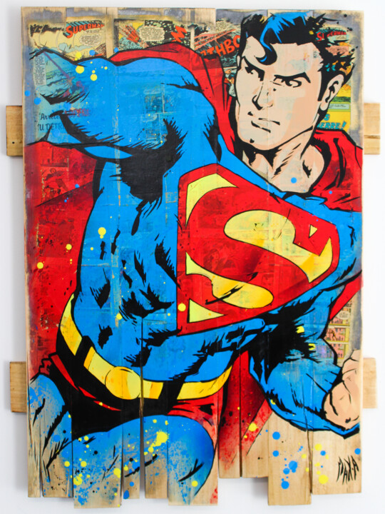 superman #1 2023 绘画, 33.9x25.2 in
