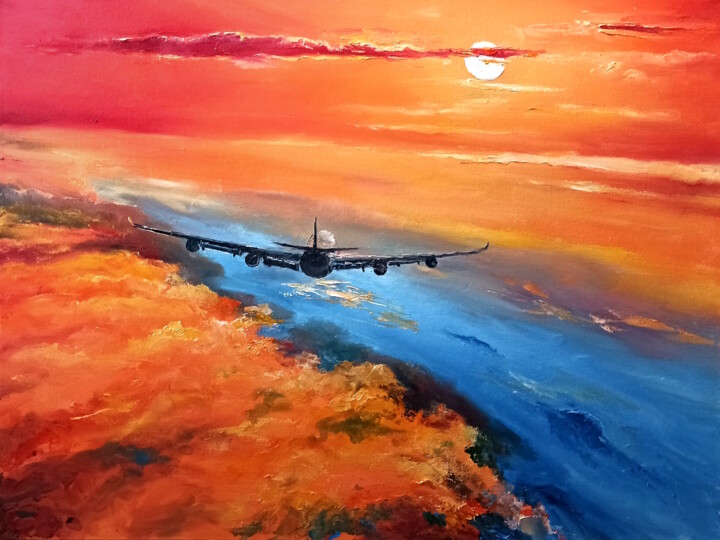 Towards adventures.. 绘画, 23.6x31.5 in