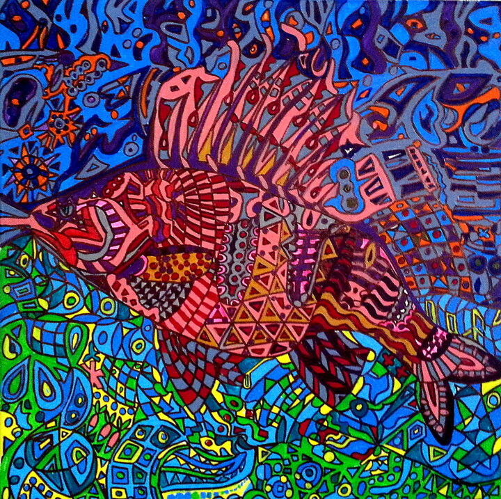 绘画,  19.7x19.7 in 