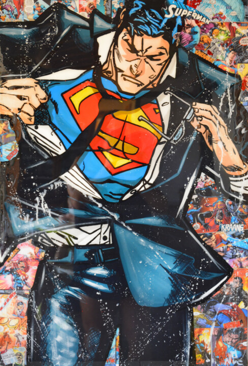 this is a job for superman 绘画, 35.4x23.6 in