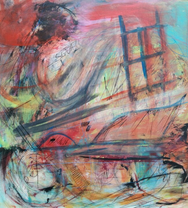 绘画,  39.4x39.4 in 