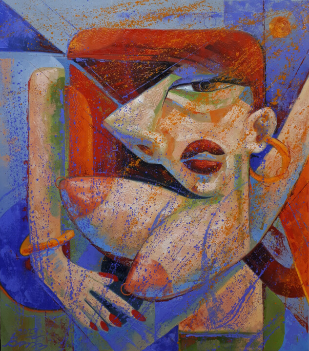Ginger dance 绘画, 31.5x27.6 in