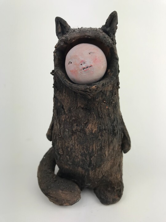 Lucifer-Cat 雕塑, 5.9x3.5 in