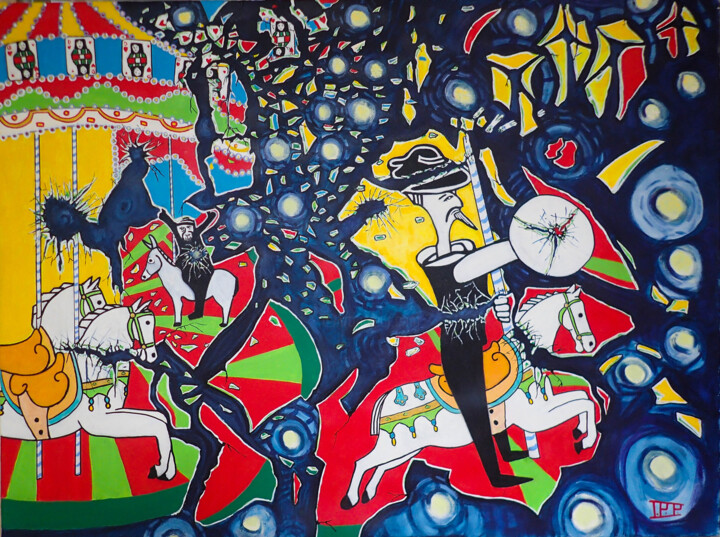 Blowing in the wind Schilderij, 38,2x51,2 in