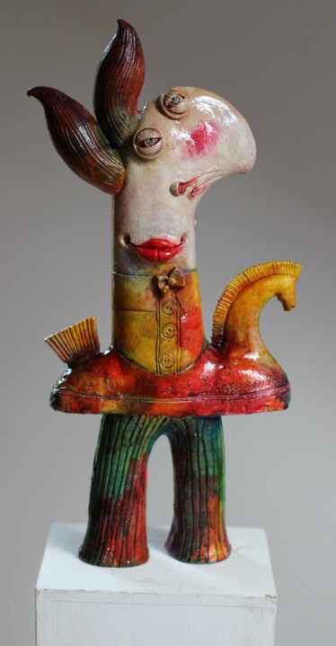 Kraków wesoły 雕塑, 22.4x9.5 in