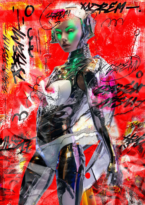 Peinture intitulée "Collage of Consciou…" par Anna Gaikovich, Œuvre d'art originale, Collage numérique