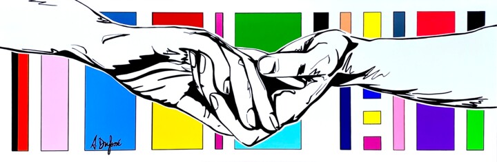 Résilience 绘画, 19.7x59.1 in