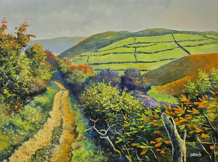 Peinture intitulée "Vers la pointe de J…" par Stephan Serais, Œuvre d'art originale, Huile Monté sur Châssis en bois