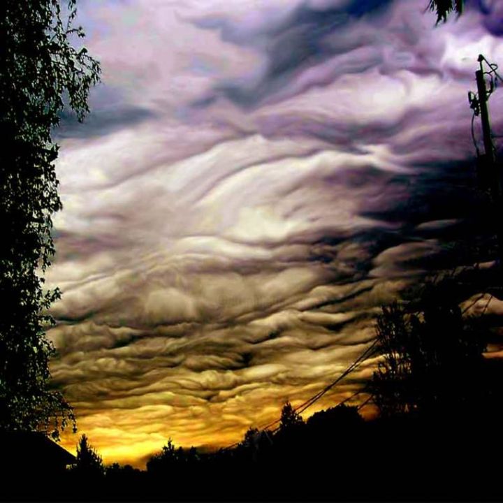 Painting titled "Sky 7" by Jason Stillman, Original Artwork, Oil