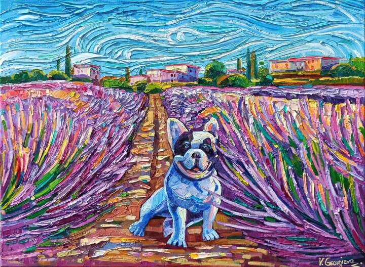 In the Shades of Lavender 绘画, 23.6x31.5 in