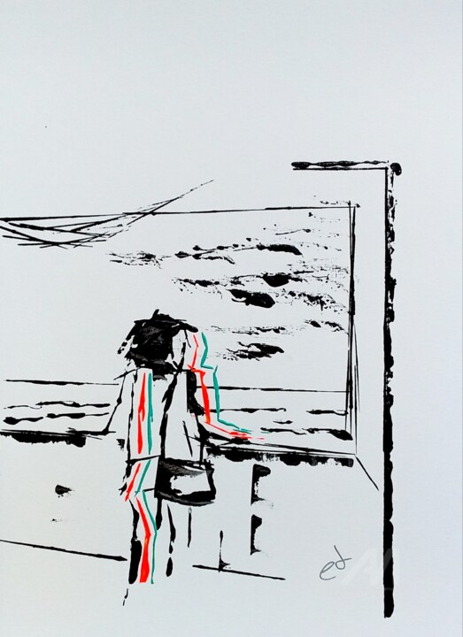 绘画,  15.8x11.4 in 