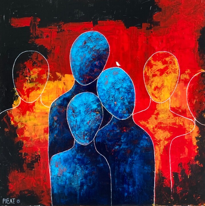 绘画,  39.4x39.4 in 