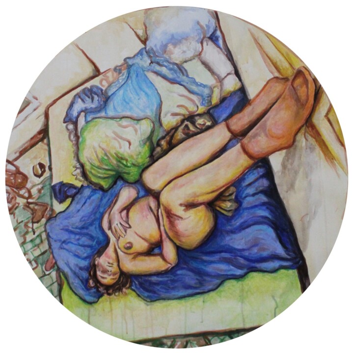A sketchy sensation 绘画, 30.3x30.3 in