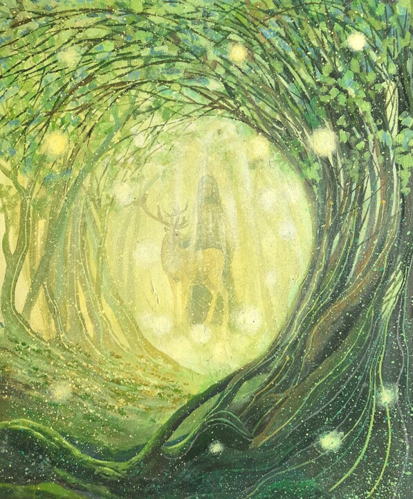Soul of the Forest 绘画, 23.6x19.7 in