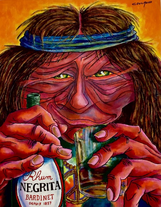 BABA AU RHUM 绘画, 23.2x18.1 in
