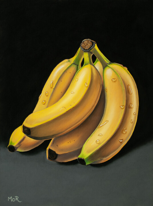 Banana Bunch 绘画, 15.8x11.8 in