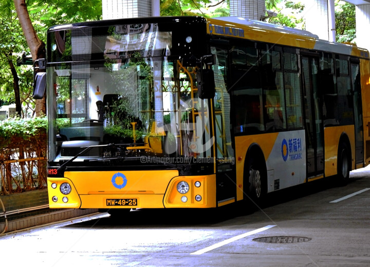 Macau - Yellow City Bus 摄影