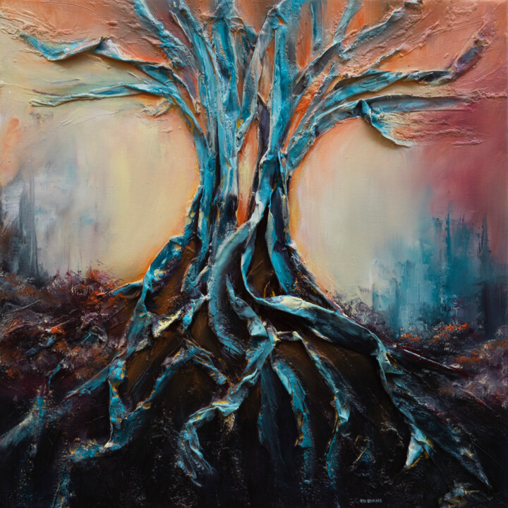 Connexion Painting, 19.7x19.7 in