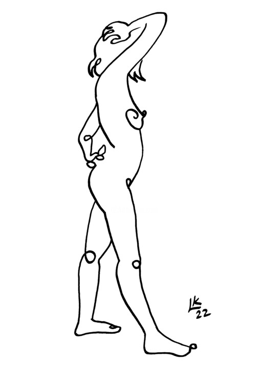 Elegance Unveiled #8 图画, 11.8x8.3 in
