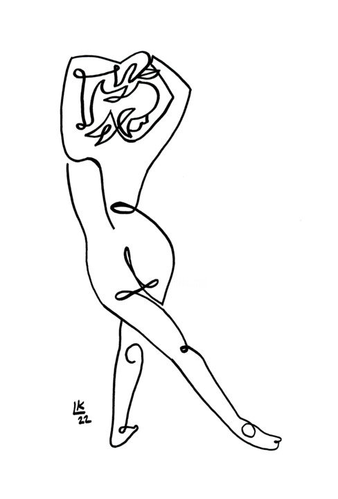Elegance Unveiled #17 图画, 11.8x8.3 in