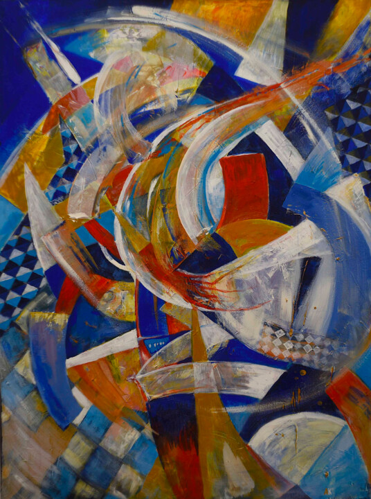 IN MEMORY OF 9/11. PART 3 (3). 绘画, 48x36 in